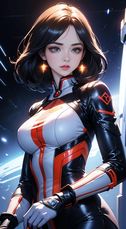 girl spacepunk,(((1girl))),((beautiful girl with spacesuit)),
(large breasts:1.4),saggy breasts,((((long twin braids,tight braids,long braid,braided hair,long hime cut,dark hair,black hair,colored inner hair)))),(((red_eyes:1.3))),intricate eyes,beautiful detailed eyes,symmetrical eyes,((fat)),(((lustrous skin:1.5,bright skin: 1.5,skin tanned,shiny skin,very shiny skin,shiny body,plastic glitter skin,exaggerated shiny skin,illuminated skin,wet legs))),(spider lower abdomen,narrow waist,wide hip,athletic body,inflated legs, thick thighs,detailed body,(detailed face)),
cute,slutty,seductive,erotic,(((nsfw))),
revealing clothing,show skin,((underboob:1.5)),(cleavage),((space suit outfit, red space suit,short sleeve spacesuit)),(wearing a space suit outfit:1.3,space suit clothes),((zipper suit, zipper slightly unzipped))),((wet clothes,intricate outfit,intricate clothes)),
(dynamic pose:1.0),solo focus,embarrassed,(centered,scale to fit dimensions,Rule of thirds),
cyberpunk city by the ocean at night, with bright neon signs and dark stormy clouds and puddles, scenery:1.25,nighttime, starry night, cosmos,Very dark night that makes the neon lights stand out, very bright neon lights,nighttime, starry night, cosmos,
artistic photography,(photography taken by sldr),highres, sharp focus,(ultra detailed, extremely detailed), (photorealistic artwork:1.37),(extremely detailed CG unity 8k wallpaper),((synthwave background theme)),(((vibrant colors))),intricate,(intricate background),(masterpiece),(best quality),perfect rendered face,perfect face details,realistic face,photo realistic,analog style,((intricate detail)),(((realism)))