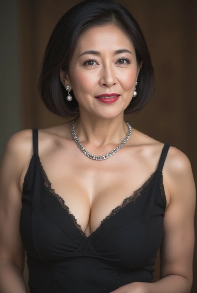 Mature Woman, 50 years old, Japanese, Hi-Res, masterpiece, Best Quality