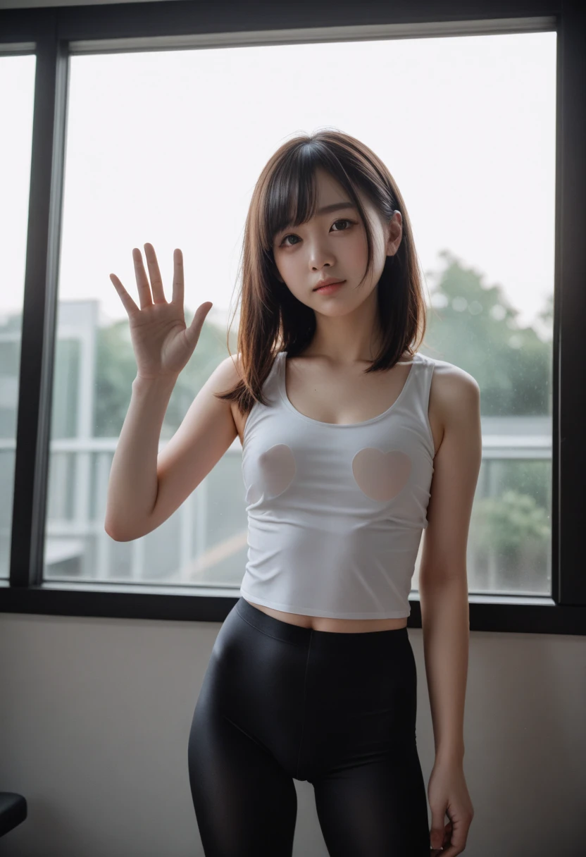 Double ponytail loli white silk real person ugly