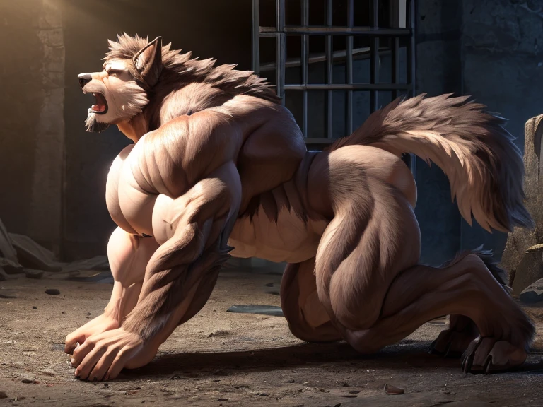 (((realistic))),upload on e621,by Garmash,Ruan Jia,darkgem,anthro,male,(( detailed fluffy fur)),((seductive pose)),detailed realistic painting,(((biceped))),(((shaded))) extreme detail,black body,
humanoid penis,genital fluids,balls,
muscular,beefy,nude,(veiny penis),((((((huge muscular)))))),Clear eyes,(erection),Five fingers,Clear oral cavity,nipple,((Blaidd)),wolf,huge  penis,abs,scar,thighs,langshu,