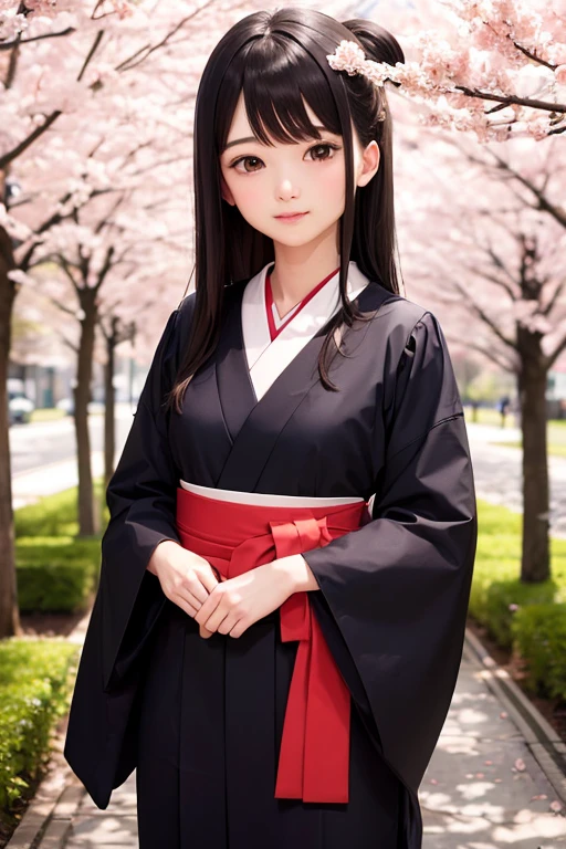 Graduation Ceremony, cherry blossoms, Hakama