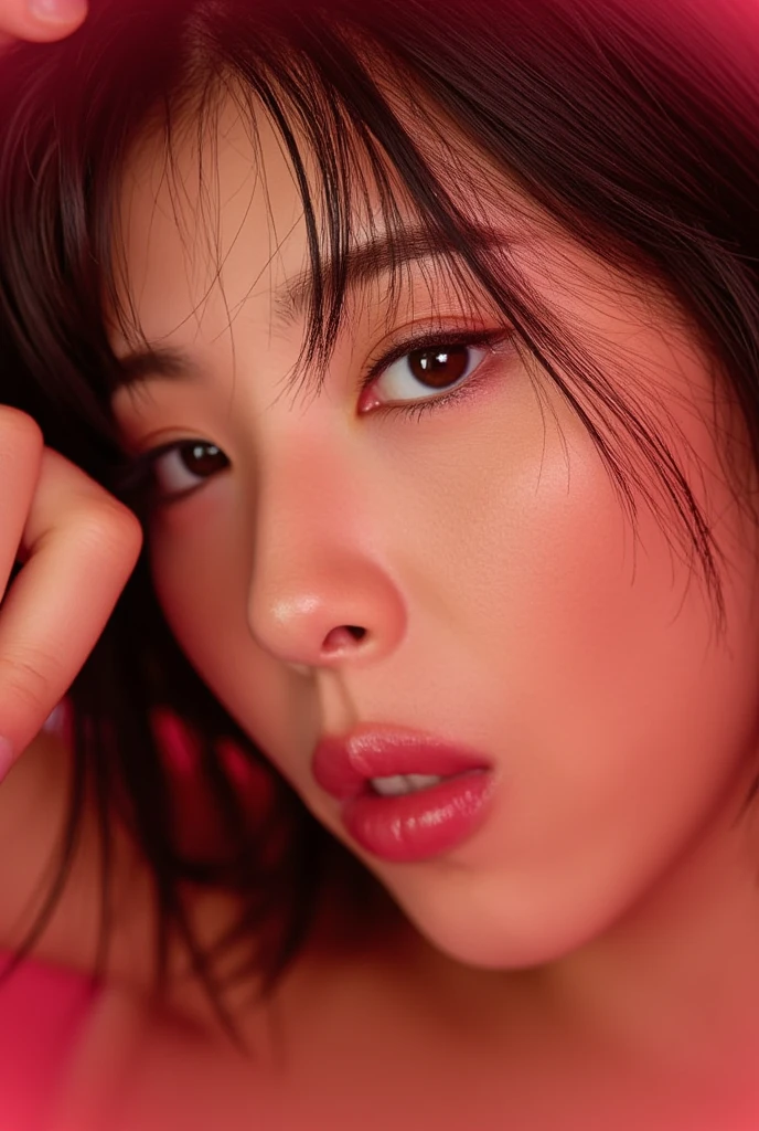un primer plano de una mujer que llevaba una sudadera con capucha y un collar, Lalisa Manobal, portrait of Jossi de Blackpink, Lalisa Manoban de Blackpink, Sun Yunjoo, Parque Roseanne de Blackpink, Jinyoung Shin, detailed face of a asian girl, Jossi de Blackpink, Retrato Jisoo Blackpink, Heonhwa Choe, Shikamimi