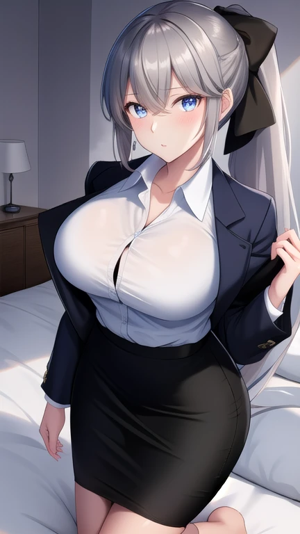 8k quality，Ultra HD，Stunning mature beauty,Intellectual elegance，((White doctor&#39;s robe)),Brown hair,(best quality,masterpiece:1.2),Half-length photo,Perfect body,Ultra-clear,Exquisite facial features,Extremely detailed,Bokeh)，Medium-sized chest，Female Doctor，In the hospital，1lady solo doctor, /(labcoat sweater/), mature female, /(black hair/), blush kind smile, (masterpiece best quality:1.3) delicate illustration ultra-detailed , large breasts BREAK /(hospital hallway/)