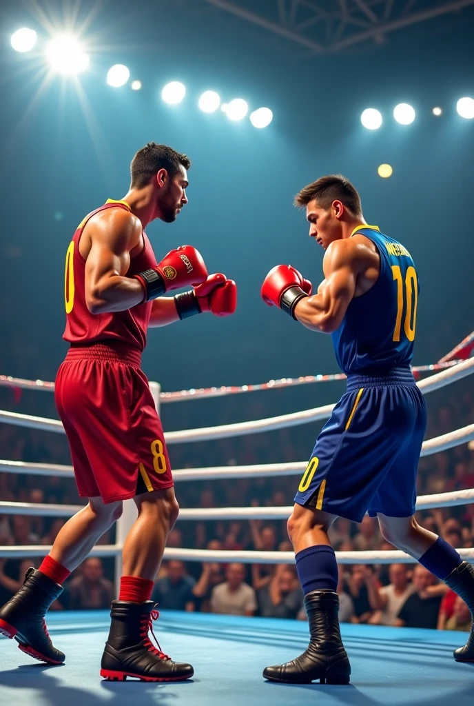boxing match between Elon Musk and Nicolas Maduro, with Elon winning'