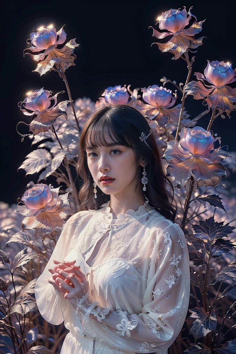 (Best quality, 8k, 32k, Masterpiece, UHD:1.2) "Generate a captivating artwork featuring a young Japanese girl model with short, sleek black hair styled in a chic bob haircut. Envision her bathed in dramatic cinematic lighting, creating an atmosphere of allure and mystery. Emphasize a romantic aesthetic vibe, showcasing the model in a poised and elegant pose that evokes a sense of intimacy and sophistication. Utilize warm and soft tones to enhance the romantic ambiance, and consider incorporating elements like flowing fabrics or flowers to add a touch of ethereal beauty. Capture the essence of romance and beauty through the model's expression, the play of light and shadows, and the overall aesthetic, creating a visually compelling and emotionally resonant piece." (perfect eyes), flawless skin, flawless face, cinematic, tight body, ((well-proportion female hands)), ((female hands with five digits)) ((Body is well proportioned)), ((chic bob haircut)), horse, ((swimsuit)), flowers