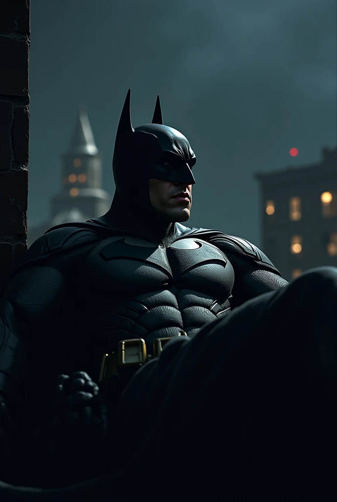 I'm a batman lying on the couch