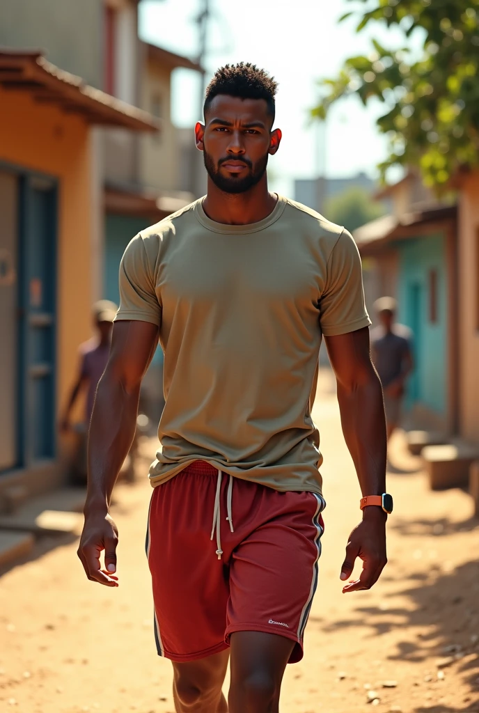 A black skinned adult boy male cartoon character walking in the African region encounters big black dragon ((melhor qualidade)), ((obra de arte)), (detalhado), rosto perfeito
