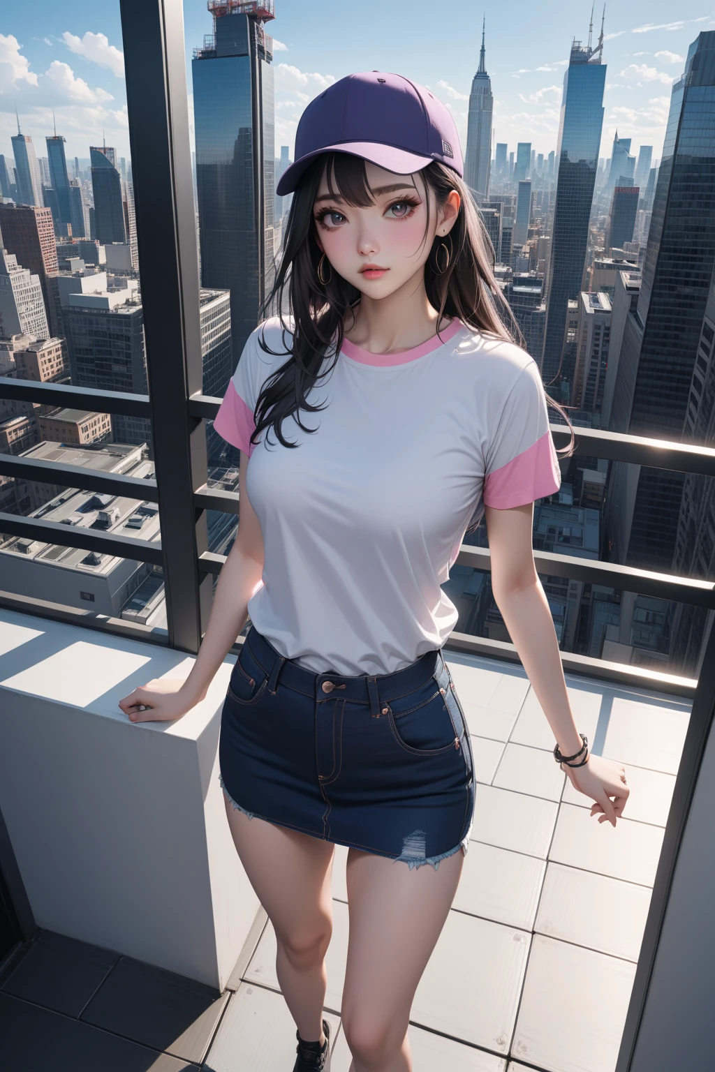 1980s、animesque、girl with、trending on artstationh、Rachel Walker、