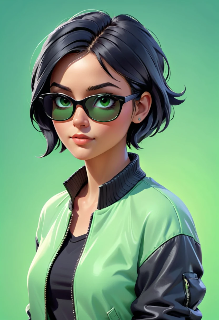 There is a poster with a cartoon character in a hat and backpack, female explorer mini cute girl, walking in the wilderness, flower jungle, animation style rendering, cute 3 D rendering, small characters. Unreal Engine 5, stylized anime, cute detailed digital art, Atey Ghailan 8 K, stylized 3D rendering, adventure surreal rendering, anime style 3D, 3D rendering stylized