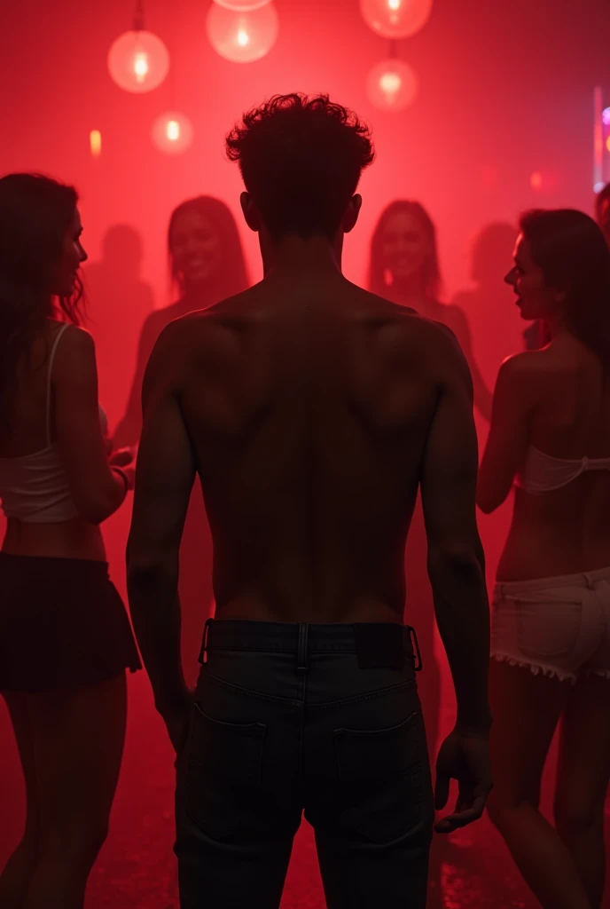 Cuckhold boyfriend watching girlfriend dancing nude on stage 