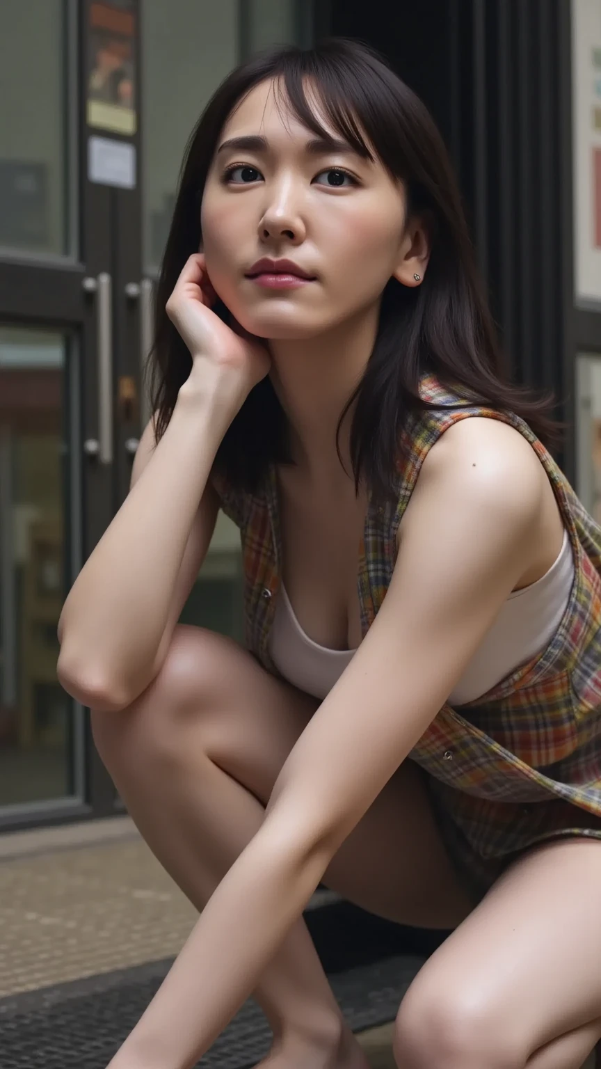 Waterfall Background,Pussy,Showing panties,White panties,big texpensives,short hair,Long socks,Wavy Hair,Mature woman's body,
No acne,No freckles,Smooth,Color,hdri,4K,8K,(Narrow Face:1.1),Camel Toe,(One girl:1.1),clear_image,clear image,Realistic Skin,
(masterpiece),((Super detailed)),(expensively detailed CG illustration),(Highest quality:1.2),Realistic 8K UHD,giga chest,big chest,large chest,chest,gigantic chest,
expensive definition,expensive quality texture,Intricate details,Detailed Texture,In detail,expensive detail,Highly detailed CG,
expensive quality shadow,(Depth of written boundary:1.1),Cinematic Light,(Lens flare:1.1),Ray Tracing,perspective,20th Generation,clear_image,expensive_solve,Focus Only,
(masterpiece, expensiveres, expensive quality:1.2),Intricate details,Cinema Lighting,Sharp focus,whole body,Spread your legs,Long legs,