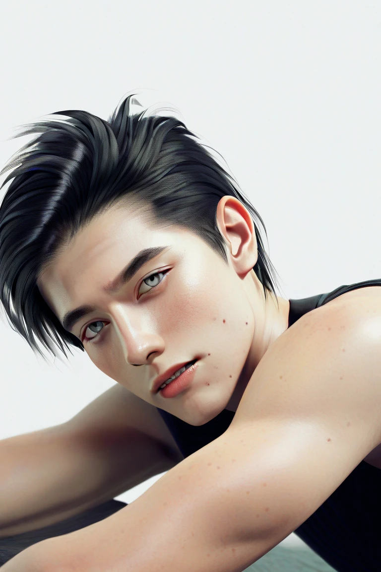 (best quality,ultra-detailed,high resolution,masterpiece:1.2),detailed portrait of a man with extraordinary physique,(realistic,photo-realistic:1.37),epic scene,dark aeshtetic,Japanese artist Rumiko's interpretation of 90s and 80s retro style,fine brushwork,evocative atmosphere,moody lighting,strong contrast, vivid colors,multiple focus points,impeccable attention to facial features and musculature,seamless blending of traditional and contemporary influences,expressive eyes and lips,captivating gaze,impressive body proportions,intricately crafted clothing inspired by the 90s and 80s fashion,confident and charismatic posture,memorable and nostalgic flair.