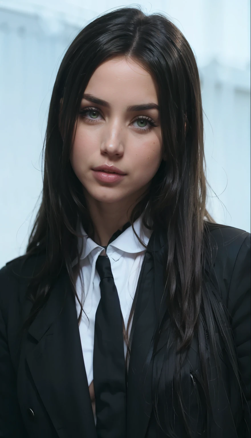 Ana De Armas, black hair