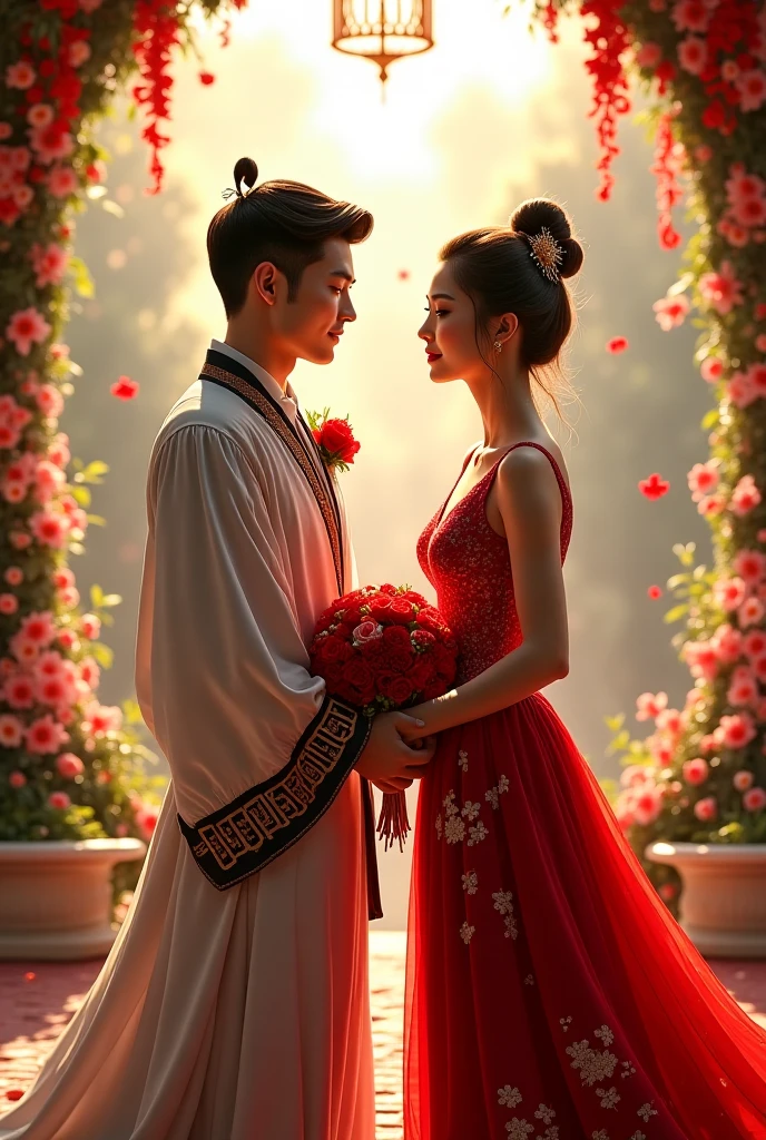 Maduro and Shenlong at their wedding