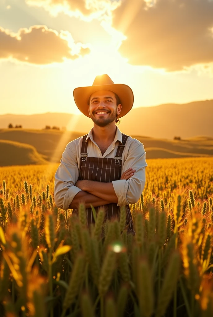 A farmer was very happy