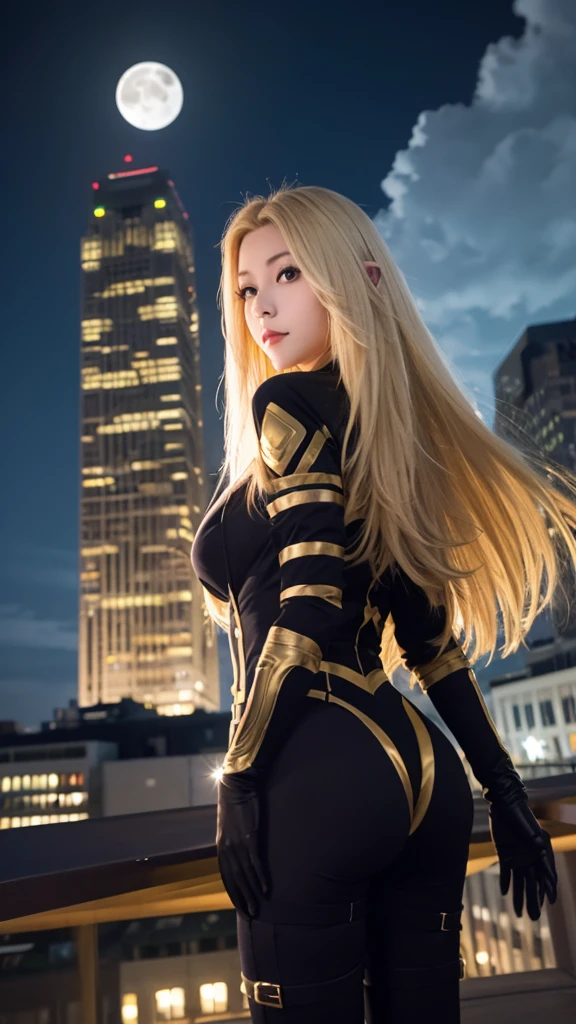 (Nighttime city alley, gorgeous view)
(full body shot), POV, looking at you, sfw,  (masterpiece), (best quality:1.0), (ultra highres:1.0), detailed eyes, detailed clothing texture, beautiful face, 1girl, Wondergirl posing, hero outfit, headband
<lora:Wondergirl_YJ:0.6>