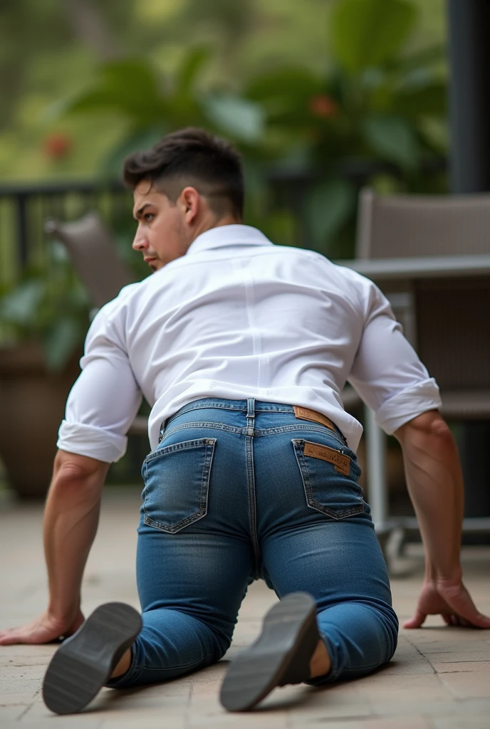 A man with an ass instead of a head