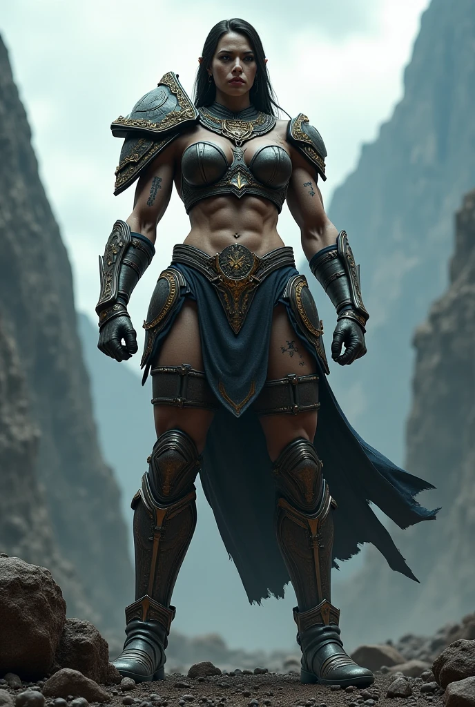 Beautiful alluring Spartan warrior woman, Young woman, oiled skin, toned muscular toned body, bare chest, erect nipples, Pubic hair, hairy vagina, unshaven pubis, metallic armor, Metal corset, Ancient Greek ornaments and clothing, spear and shield in hands, In a Spartan helmet, on a sun-drenched field by the side, Fantasy Theme Fiverr Dnd Character, Octane render, digital art, Extreme detail, 4k, ultra HD, polished, Beautiful, hyper-detailed, difficult, Develop, meticulous, photorealistic, sharp focus, VLP, Character design, Unreal engine, 3d rendering, volumetric lighting, reflections, glossy, digital illustration, sensual pose, Suggestive pose, obscene, Full body shot, Anatomically correct