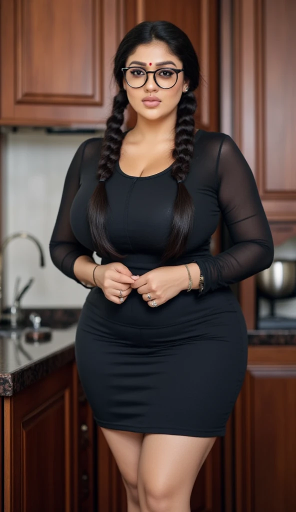 A woman muslimah indonesia 25 years old, wearing hijab, beautiful hijab, sensual poses, wearing long tight dress, clothes covering the body, curvy body, bbw, big tight breast, the day, 4k resolution, no nude, close breast