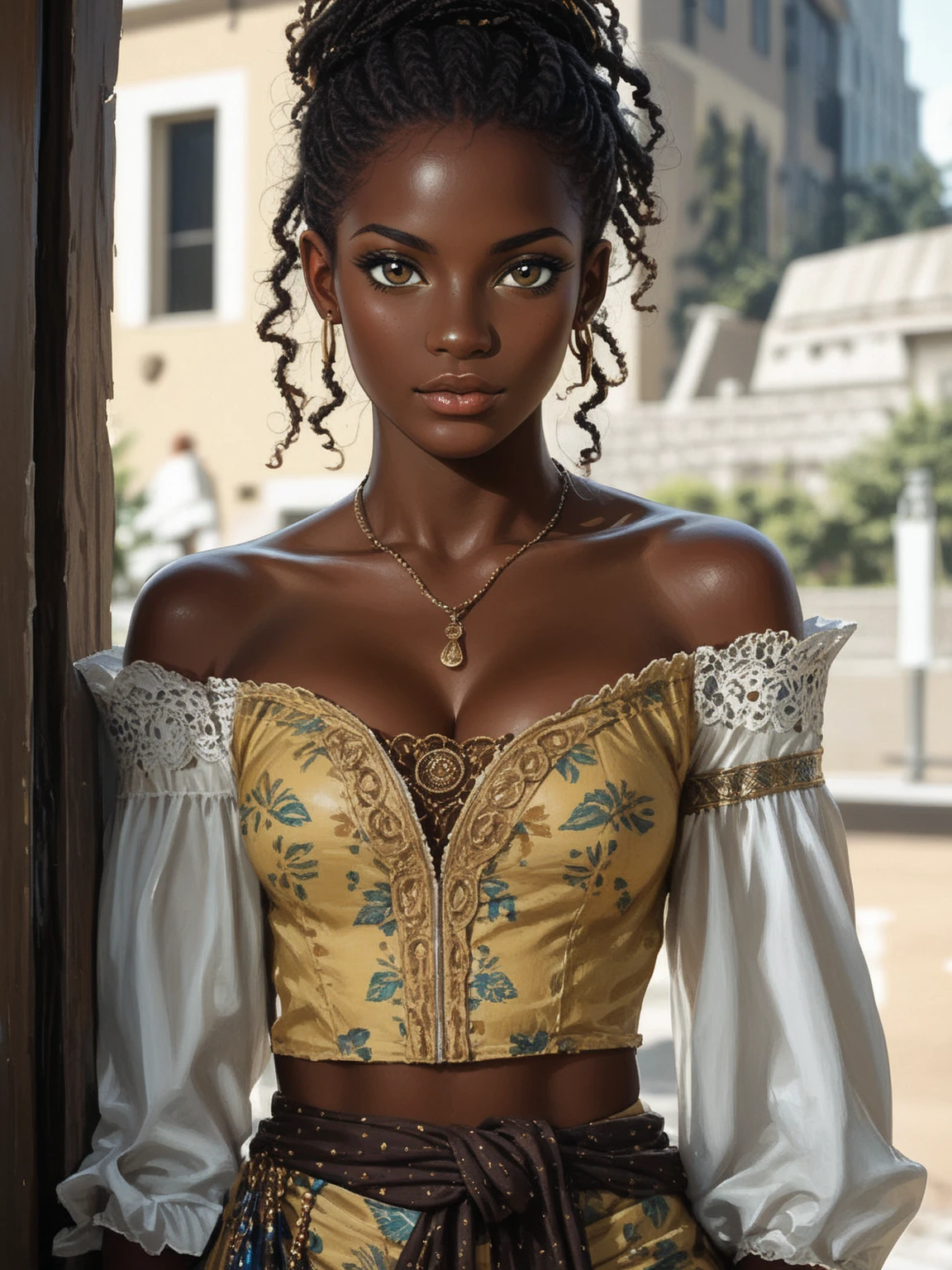 Elsa as a 1840 slave