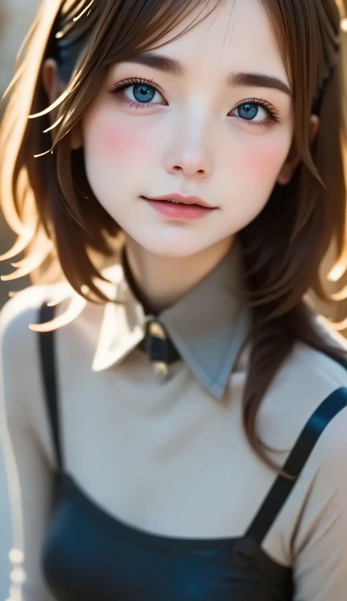(UHigh Resolution, retina, masterpiece, accurate, 人体解剖学的に accurate, textured skin, very well detailed, Attention to Details , high quality, 最high quality, High Resolution, 1080P, High Resolution, 4K, 8k, 16k), (beautiful detail, Beautiful Lip Details, very well detailedな目と顔),(masterpiece:1.2, 最high quality), (realistic, photorealistic:1.4), beautiful illustrations, ( Natural Side Lighting , Cinema Lighting), and stare at the audience, upper body, ( front view), 1 girl, perfect face, symmetrical cute face, shiny skin, , long eyelashes, (medium breasts), (wide hips:1.2),shortcuts,beautiful hair, beautiful face, beautiful and beautiful eyes, beautiful body, beautiful breasts, beautiful thighs, Beautiful Legs, beautiful fingers for cows,
( beautiful scenery ),(cute smile up to the knee:1.3, Upward Glance ), 18 years old,pale skin, black corset and goth-haired woman, With earrings, one girl, alone, black hair, short hair, ring,(:1.5),(Punk Style:1.5),( gothic dress),(Black Lips:1.7),