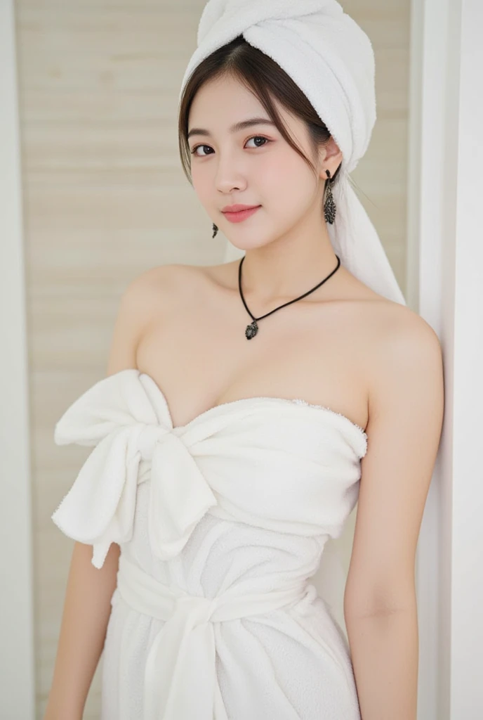 A 20-year-old woman who looks 15 but has the cute face of an idol.。Gentle and cute。Please smile kindly。((No bra and a sheer white silk camisole))、My breasts are a little big.((night))、(On the bed in the bedroom)、I'. RAW Photos Genuine realism Genuine Genuine life