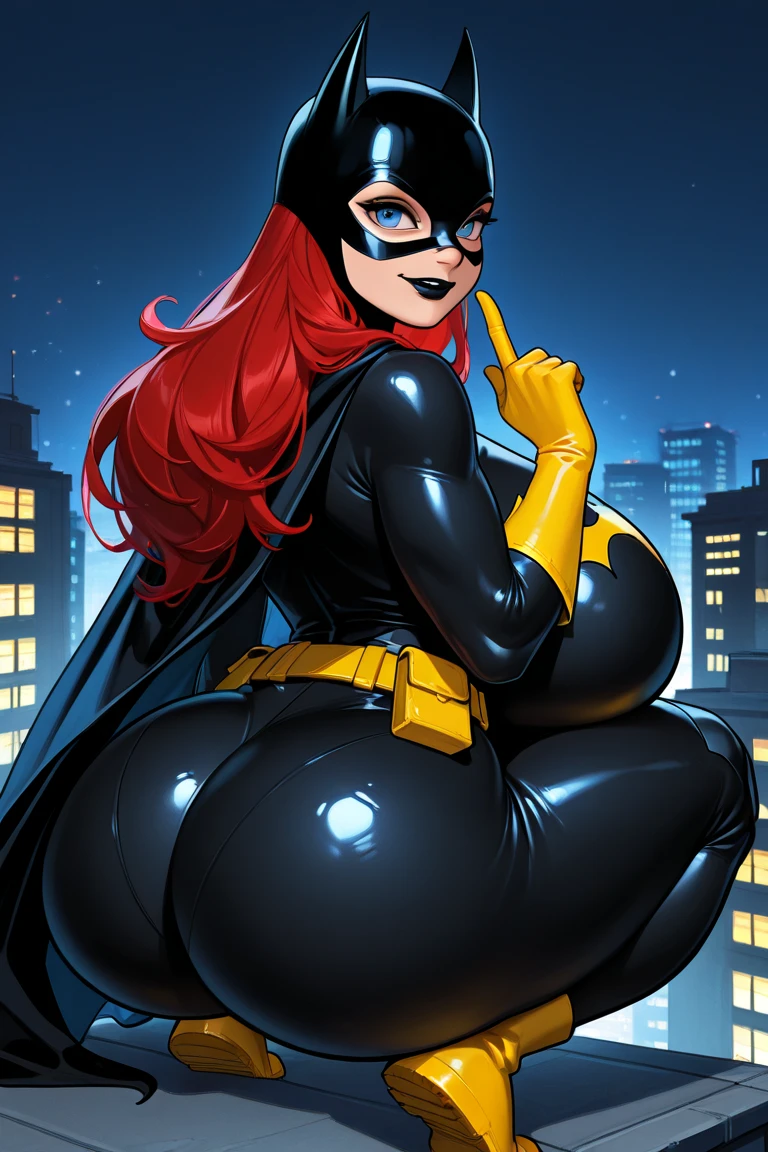 2girls, batgirl, classic harley quinn, sweaty, big butt, facesitting, grabbing butt, butthole