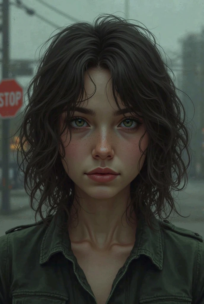 (masterpiece:1.2), (best quality:1.2), perfect eyes, perfect face, perfect lighting, topless girl, mature female in a field, medium blond hair, curly hair, detailed clothes, detailed outdoor background, ruined makeup, eyeshadow, thick eyelashes, fantasy, looking at the viewer, rainy spring