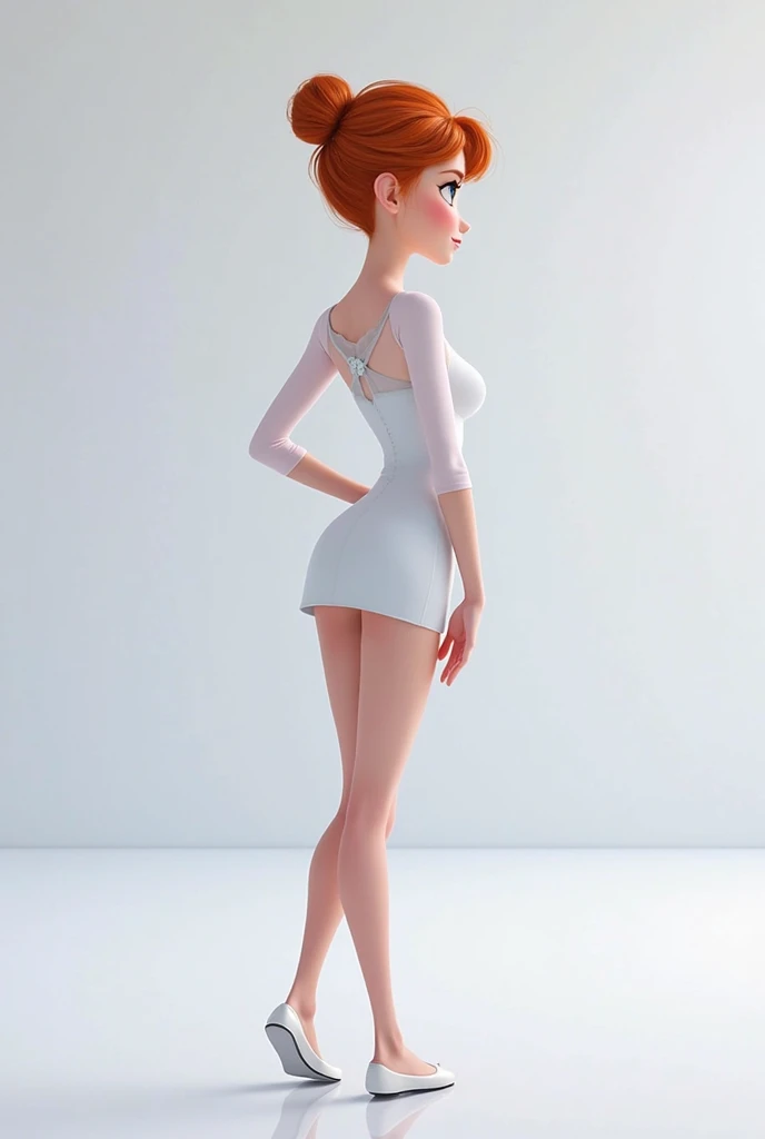 Description:
The 3D character is a 9-year-old European girl with vibrant red hair. She has a mischievous smile, and one of her front teeth is missing. Her hair falls in soft curls around her shoulders.
She is wearing a ballerina outfit, which consists of a light blue leotard with delicate white lace trim. The leotard has thin straps that cross over her back. The skirt is made of multiple layers of sheer, pale blue tulle, giving it a flowy and ethereal appearance.
Underneath her ballerina outfit, she is wearing white underwear for comfort and coverage. The underwear is simple and made of soft cotton fabric.
Overall, the character exudes youthful energy and enthusiasm, with her spirited red hair and ballerina outfit. --auto