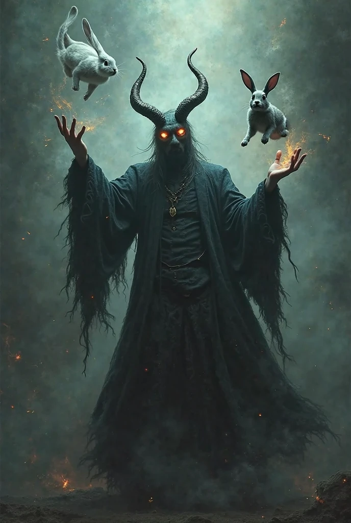 (best quality,4k,8k,highres,masterpiece:1.2),ultra-detailed,(realistic,photorealistic,photo-realistic:1.37),horror,dark,occult,gloomy,color scheme,night time,shadowy,gloomy,ominous atmosphere,A person wearing a deer skull on their head,black robe,candle,burning, flickering light,satanic alter,creepy,dark magic,vivid colors,surrealistic,moonlight,shadows dancing,haunting,spooky aesthetic,ethereal,mysterious figure,ancient ritual,demonic presence,foreboding,menacing,macabre,occult symbols,cryptic writings,mystical,misty atmosphere,pale moonlight,gothic elements,ominous shadows,ghostly,ominous candles,whispering shadows,foreboding darkness,spellbinding,unearthly,unsettling energy,thick darkness,enchanted scenery,total darkness,forbidden rituals,lit by the candlelight,supernatural energies,esoteric knowledge,nightmare-like,hauntingly beautiful,cloaked figure,hooded,mesmerizing,hidden secrets,esoteric meanings,confounding,encrypting,key to the unknown,nightmarish,dark aura,unveiling the shadowy truth,strange and otherworldly,dark glamour,peculiar and eerie ambiance,sinister figure,silent,grim,ancient mysticism,otherworldly presence,ominous atmosphere,casting eerie shadows,dark enchantments,diabolical,cloaked in darkness.