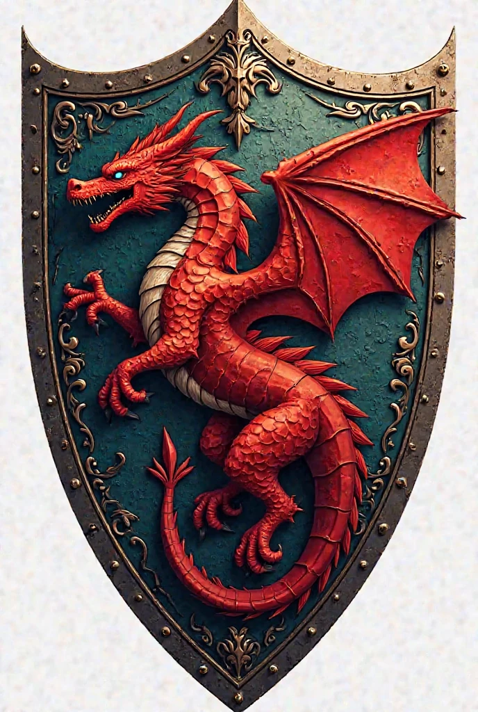Generate a font for my profile logo with the name "MATHY" that represents a medieval style house's banner and red dragon as its symbol. The font should be traditional elegant. The background should be in earth-tone colors. 