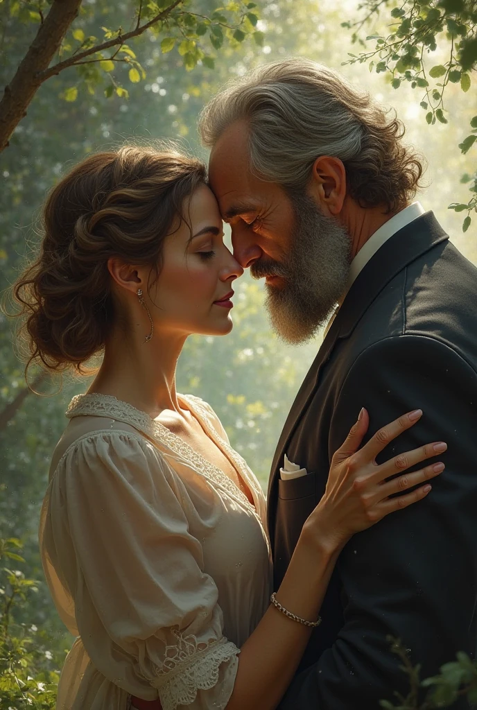Arthur Morgan e mulher ruiva, par, casal, Sexo, hentai, NSFW, sexual position, (detalhes complexos), muito detalhado, rosto perfeito, Face in definition, dupla