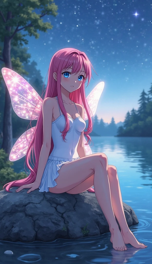 fullnuse, ( Absurd, High quality, ultra-detailed, masterpiece, concept art, smooth, highly detailed artwork, hyper-realistic painting ) , young, tiny , allured, cute, whole body, Romantic, Vivid, dreamy, fantasy, (no bra), fairy wings, in the forest, enchanting glow, very detailed art, no panties, perky niples, charming smile, love, transparent negligee, , young girl, (small breasts:1.3), (skinny girl), stylish city fairy, redhead, your touch resembles the touch of waves
