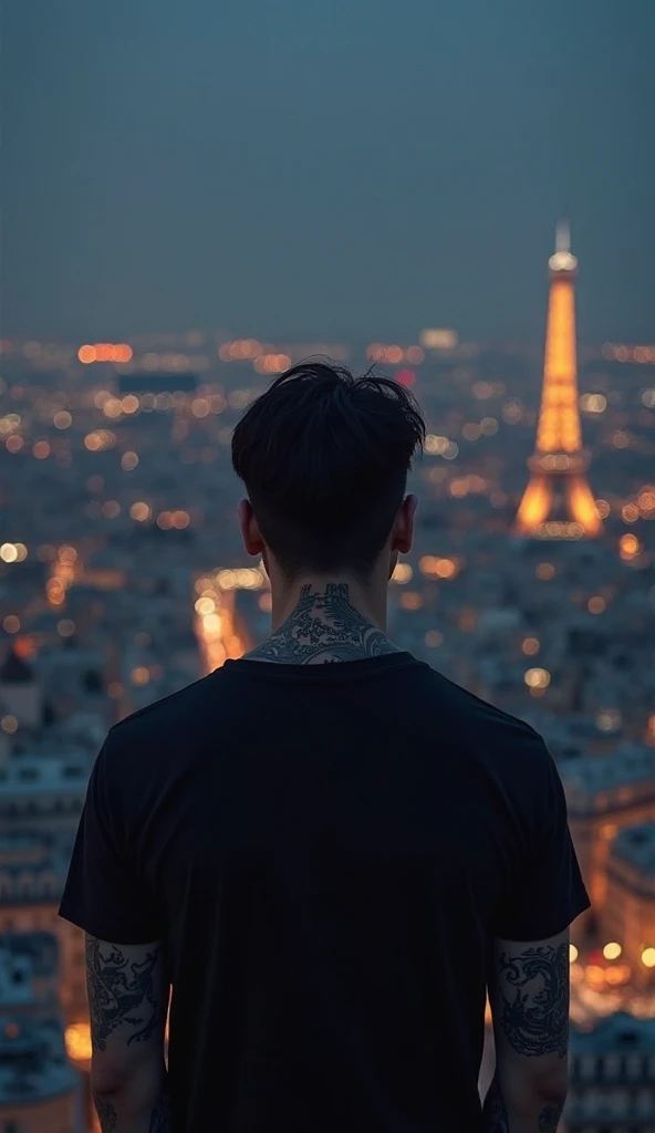 Tatouage en noir et blanc, paris, Taipei, perth