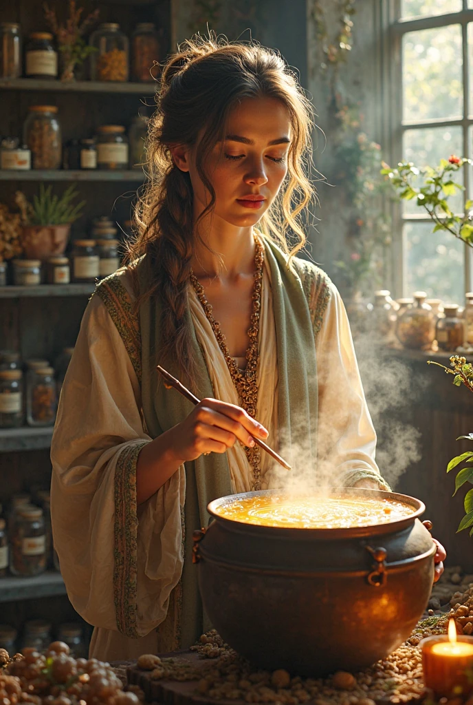 1 woman in a  big bowl of  soup, naked, boiling imagination in a bowl, photo manipulation, highly conceptual art, made with photoshop, art in an absurdist style, photoshopped, photorenderУлыбаться, Лучшее качество, Высокая детализация, Большая грудь, Иллюстрация, 