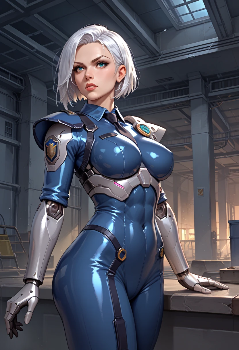 best quality,masterpiece,highres,original,extremely detailed wallpaper,perfect lighting,extremely detailed CG,<lora:add_detail:0.3>,standing,
<lora:quiron_SteelHeart_V1_Lora:0.8>,steelheartquiron,style of Neal Adams,SteelHeartQuiron character,rampage,