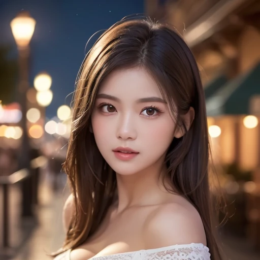 on the balcony,Night view of the city,upper body,1girl,closed-lip smile,white dress,beautiful detailed girl,extremely detailed eyes and face,beautiful detailed nose,beautiful detailed eyes,looking at viewer,cinematic lighting,RAW photo,4K,high quality,
highly detailed,
intricate,
masterpiece,
award-winning,
hyperrealistic,<lora:yushuxing_2023-05-28_184707:0.8>,