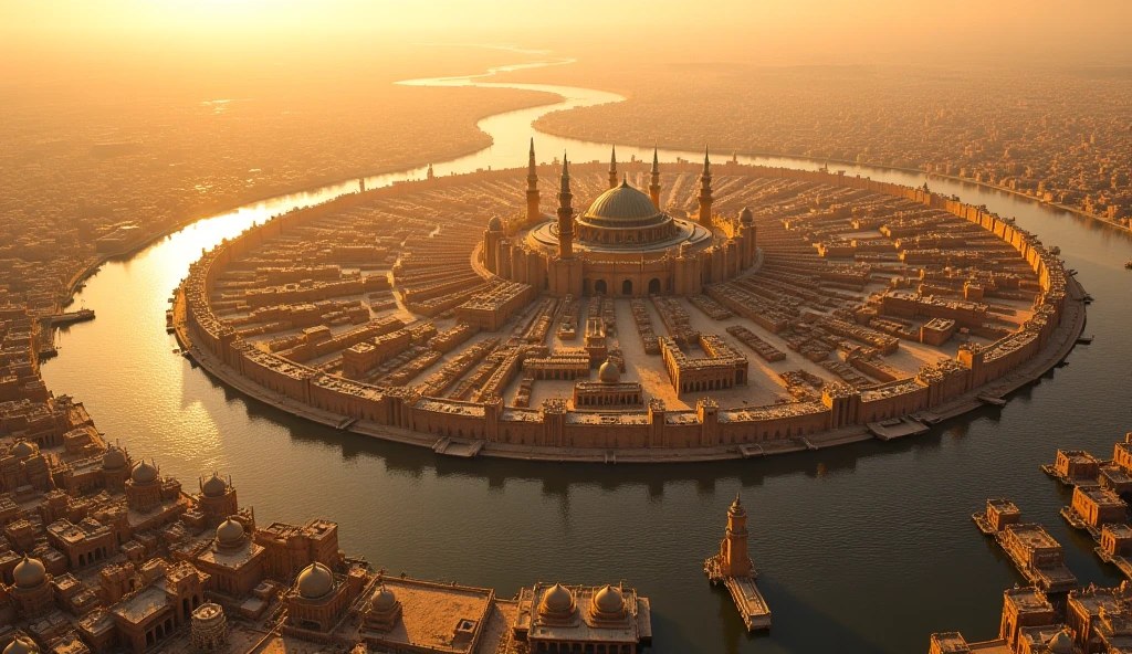 If Jama Masjid delhi India was built on the middle of the sea then the view would have been like this,