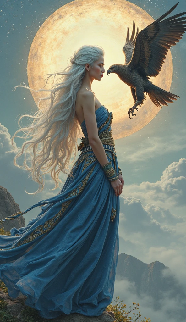 watercolor painting, ( moonlight ), full body portrait of ((wet)), stunningly beautiful ( daenerys targaryen : 1.5 ), wearing ((see through lace skirt)), (detailed face), the perfect ass , (view from_front ) , messy, ornate, at A mountaintop fortress, home to a powerful sorcerer and his army of elemental golems , by artist serov valenti and by artist coby whitmore