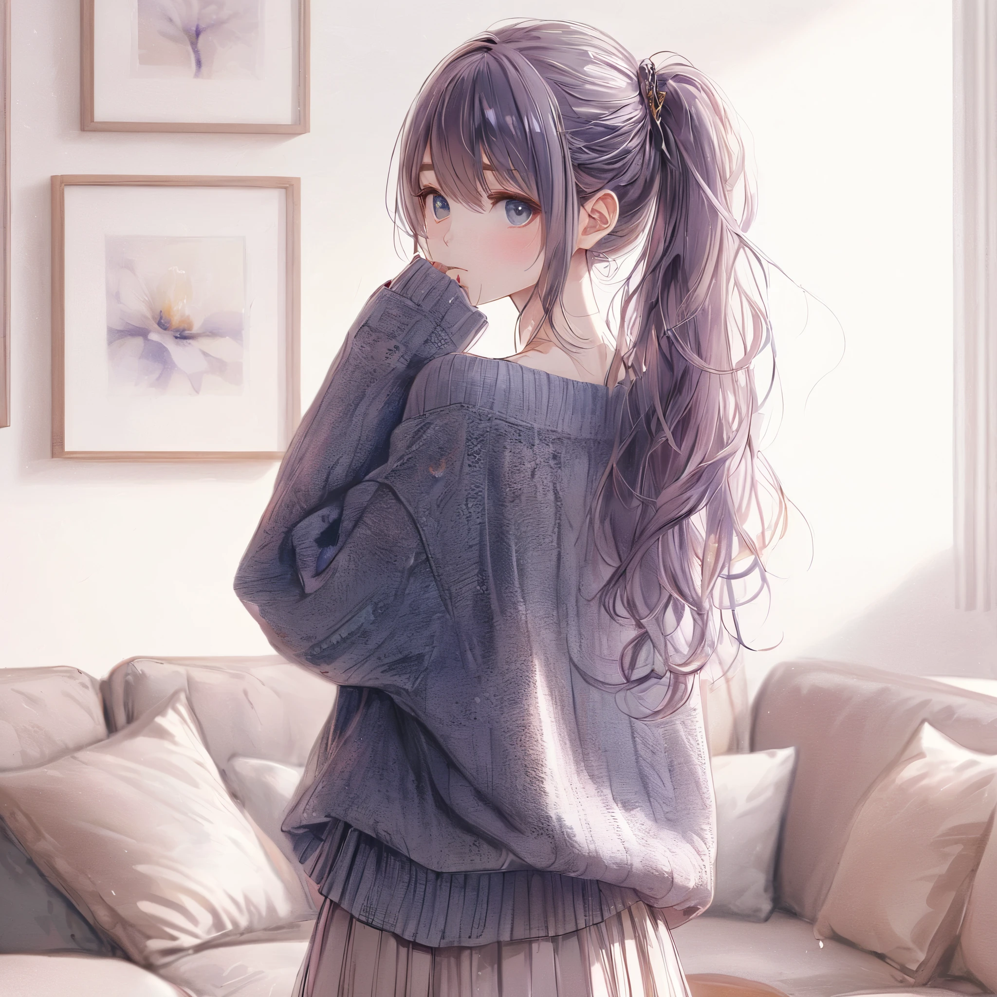 artistic high quality Japanese anime, Watercolor Imapast , detailed abstract anime style. (best quality,4K,8k, High Resolution,masterpiece:1.2),very detailed, Beautiful Detailed Eyes, girl with beautiful eyes, everyone, beautiful anime girl , Cute Anime Girl, Smooth Animation Art , anime style, Elegant colors, soft writing , Delicate and Beautiful Eyes , Wet Iris , Very Shy , ( Beautiful big :1.2), (correct hands:1.2),