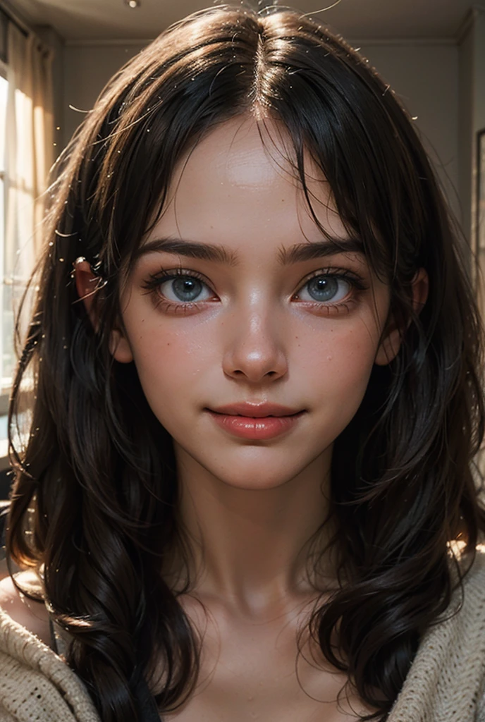 (1girl), (chica preciosa), (Obra maestra), (La mejor calidad), (Ultra detallado), (cabello despeinado), ((Ojos detallados)), zapatos mary jane, cuerpo entero, sentarse en el escritorio, medias blancas, gafas, lindo cuerpo, linda caras feliz, morena, (ultra fotorrealista: 1.3), (((obra maestra: 1.4))), mejor calidad, ((realista)), alta calidad, ultra detallado, ((imagen real)), ((cara realista)),(illustration: 1.05), (hermoso: 1.05), (hermosos ojos detallados: 1.05), (cinematic light: 1.1), DSLR, alta calidad, Trazado de rayos, NVIDIA RTX, Super-Resolution, Film grain, foco nítido: 1. 2, ((cabello voluminoso completo)), perfect well-designed eyes, 8K,