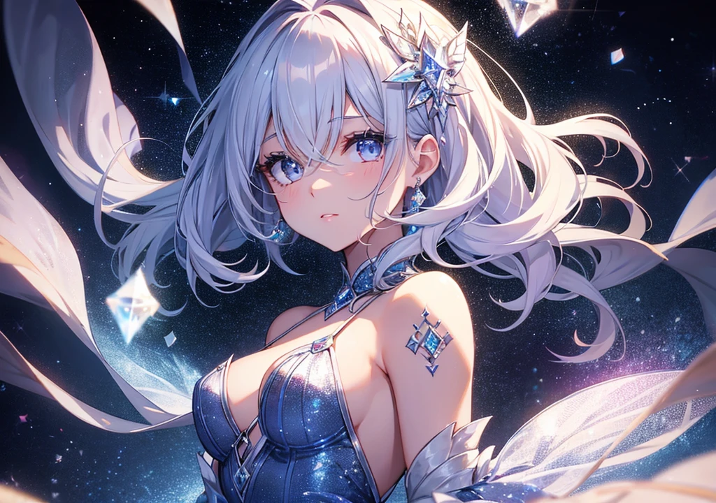masterpiece, highest quality, Illustrations for novels, High resolution, 18+ Adult content, Sensual, Intimate, Emotional, Passionate, romantic, sweet, Adorable, Innocent, Pure, Fascinating, Fascinating, attractive, Mysterious, Fascinating, Fascinating, Immersive, Fascinating, dream-like, Surreal, Imaginative, Whimsical, artistic, Avant-garde, timeless, elegant, Sophisticated, chic, Sophisticated, Individuality, original, Fascinating,((Loli Elf:1.3)),((Beautiful Tears))、Upper Body、(chibi)