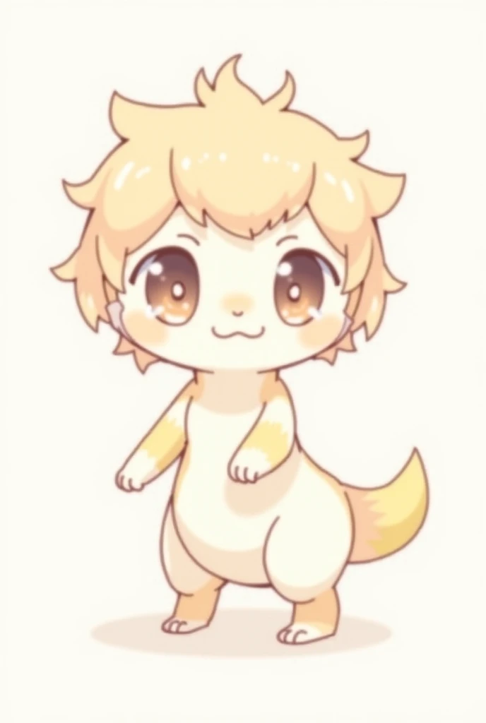 kemoshota, mascot boy, mascot, dynamic angle, cat, tail, whiskers, short statue, short height, paws, naked, kindergarten pool, open legs, splashing water, shiny water, water drops, sweat, small little tiny penis