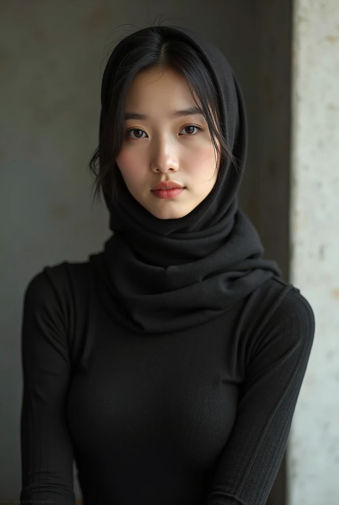 (RAW photo, best quality), POV, (realistic, photo-realistic:1.3), ((Sweaters Outfits)), HIJAB OUTFITS DRESS, best quality of Hijab Girl, Full Hijab Dress, highly detailed, masterpiece, ultra-detailed, illustration, 1girl, upper_body, dynamic angle, world masterpiece hijabi, extremely detailed CG unity 8k wallpaper, ink, Amazing, cinematic lighting,