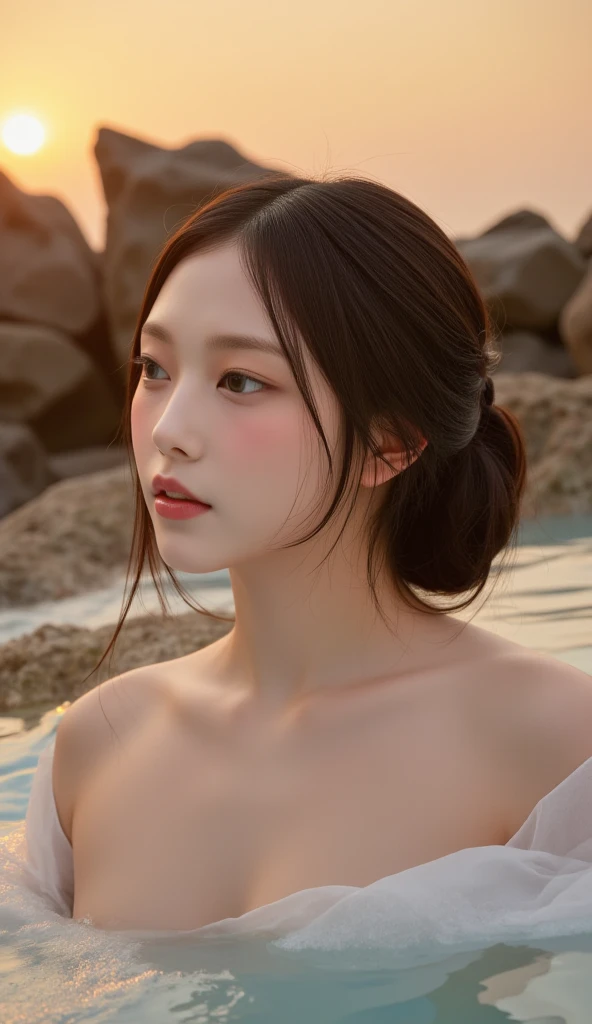1 girl, (strapless micro bikini:1.5), (Looking into the camera)、Beautiful Japanese actresses, ((Small, flat chest:1.5))、Photogenic, ((Close-up of face:1.5))、Yukihime, Long eyelashes, Snowflake Earrings,strapless micro bikini、
(RAW Photos, highest quality), (reality, reality的:1.4), (Flying debris),
Beautiful details, Beautiful lip detail, Highly detailed eyes and face,
BREAK is perfect anatomy, The whole body is thin, Small breasts, (short hair:1.3), Angel'smile,
Crystal Skin, Wake up, Capture the light