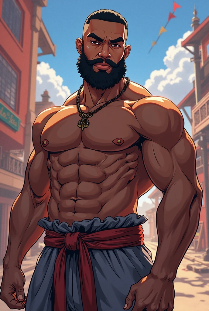 Charlie Bowater realistic Lithography sketch full body portrait of a muscular bodybuilder arabic man (((double cleft-chin))), oversized pectorals, oversized triceps, oversized biceps, thick hands, erect, bulge in crotch, flowers, multi-colored ribbons, old paper texture, highly detailed, vivid colors --auto --s2