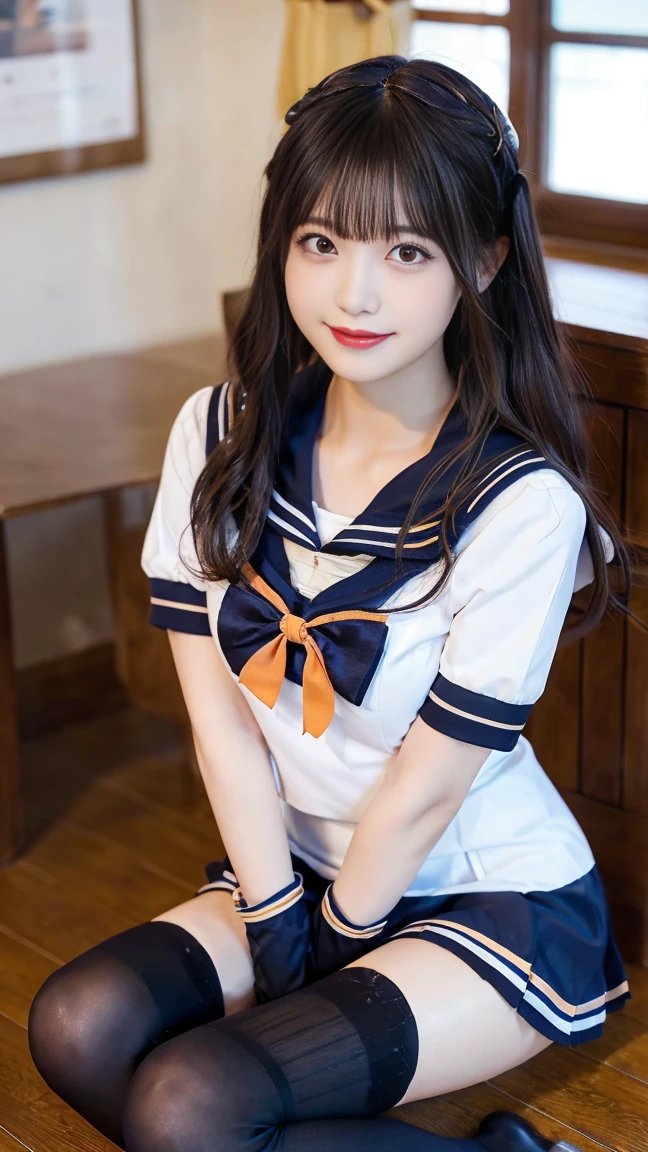 One girl, 20 years old, cute face, pretty face, beautiful woman, natural live-action, Sailor Moon
