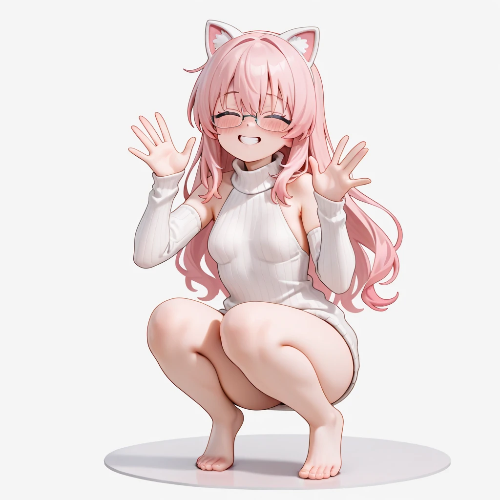 (bunny ears) naked bondage