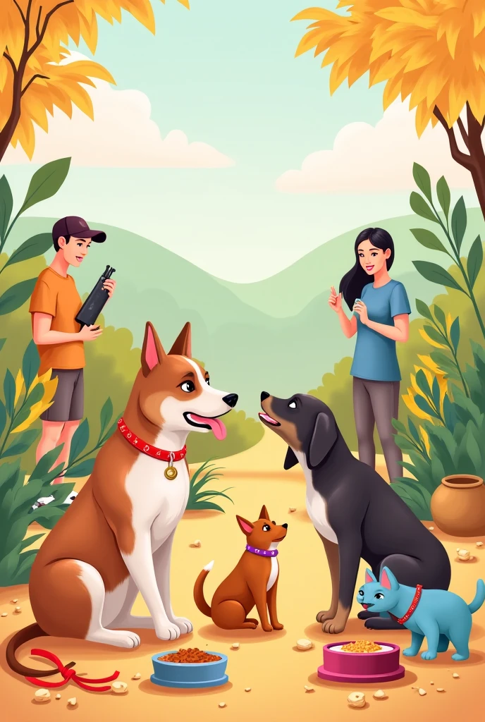 Template for invitation for our stray animal (dogs and cats) feeding session
