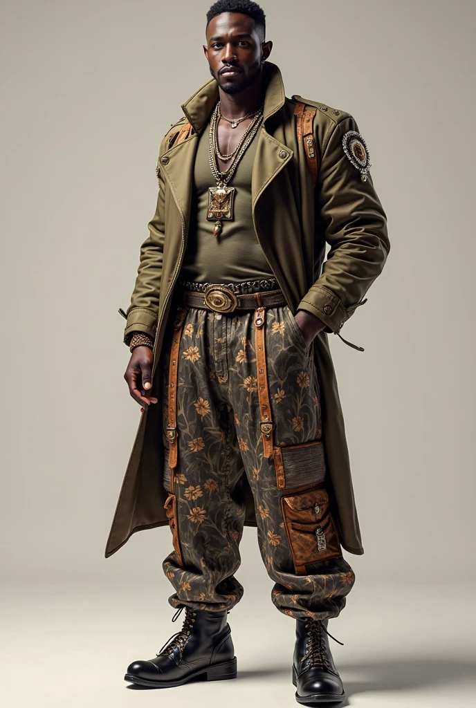 Black Man with a Personalized Outfit